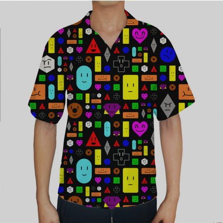 Hawaian shirt 'Messrs. Shapes'